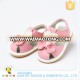 Wholesale Newborn Baby Girls Sandals Soft Sole genuine Leather Flower Princess Crib Shoes